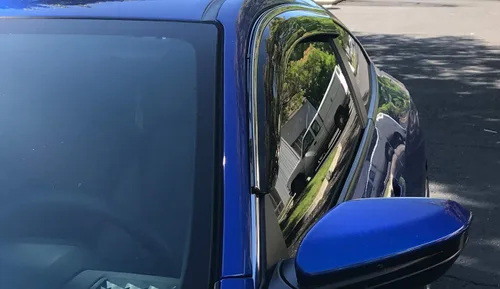 Vista 7 de Para Honda Civic Coupe 2Dr 2016-2021 - Viseras de ventana Deflector de protección contra lluvia V43