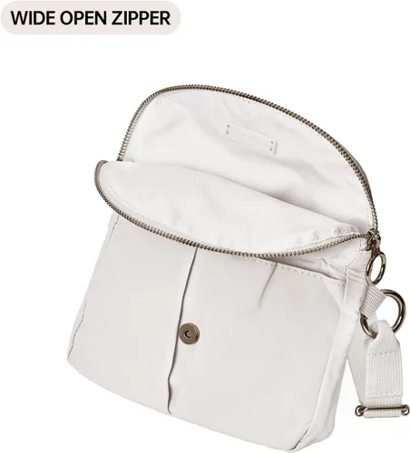 Vista 3 de Bolso cruzado para mujer, bolsa de festival para toda la noche, con correa ajustable, bolso de nailon para viajes, trabajo, casual, al aire libre