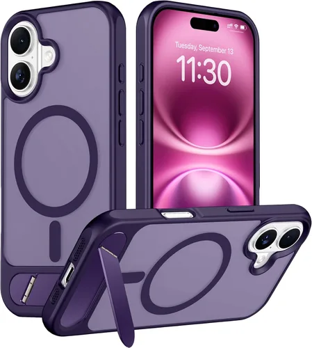 Vista 207 de Funda para iPhone 11 con compatibilidad magnética, [Soporte invisible incorporado][Compatible con MagSafe]