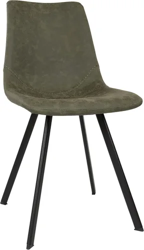 Vista 9 de LeisureMod Markley - Silla de comedor, color negro carbón