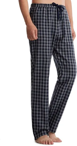 Vista 2 de Locachy Pantalones de pijama de punto suave para hombre con bolsillos, pantalones ligeros de pijama (1 y 2 paquetes)