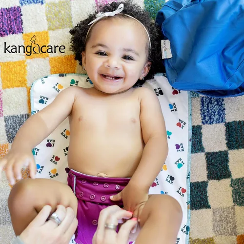 Vista 7 de Kanga Care Reusable Absorbent & Waterproof Changing Pad 24" x 15" - Aspenglow