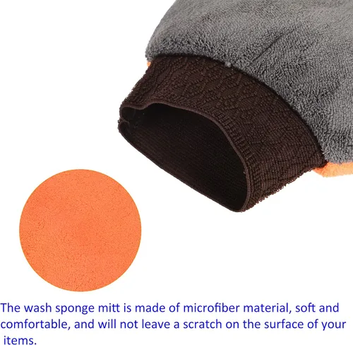 Vista 4 de M METERXITY Manopla de limpieza - Guantes de microfibra para lavar platos, ropa y persianas, aplicar a la limpieza de la casa