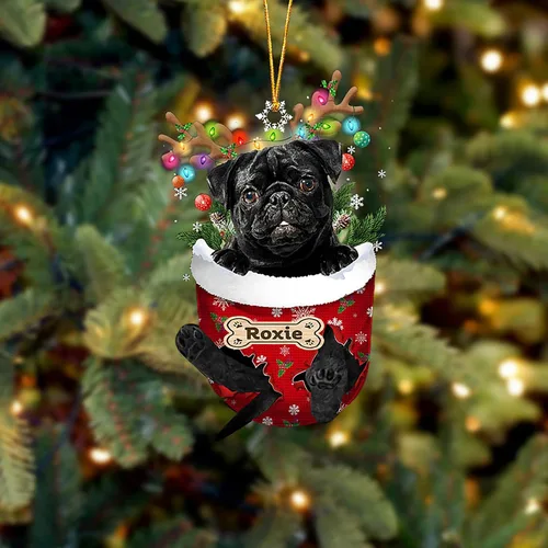 Vista 160 de LOVELYPOD Adorno Personalizado de Perro Affenpinscher, Adornos de Navidad Affenpinscher Regalo para Amante de Perros, Adorno de Navidad Colgante