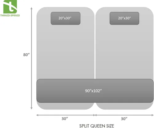 Vista 6 de Juego de sábanas tamaño Queen de 25 pulgadas con bolsillos extra profundos para cama ajustable, 1000 hilos, 100% algodón egipcio, tejido satinado