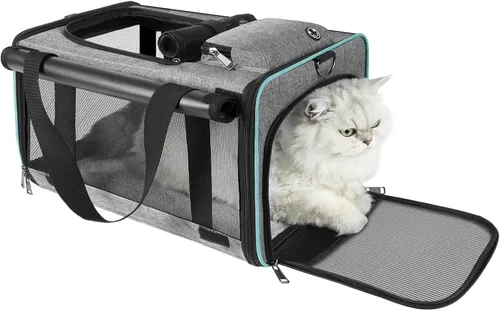 Vista 8 de GAPZER Transportador para gatos de Alaska Aprobado por la TSA de 17 x 11 x 9.5 pulgadas, bolsa de transporte aérea para mascotas pequeñas, Southwest