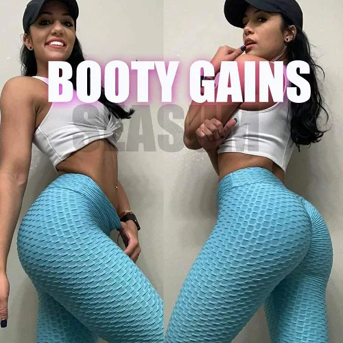 Vista 58 de SEASUM - Pantalones de yoga de cintura alta para mujer, con control de abdomen y realce de glúteos, leggings favorecedores para entrenar y correr