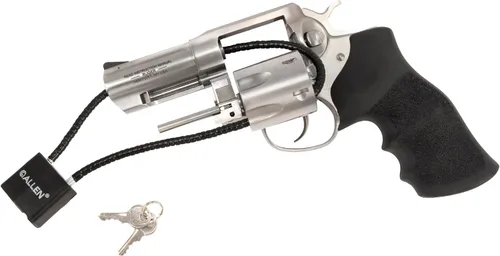 Vista 7 de Allen Cable Gun Lock para escopetas, rifles y pistolas (2 llaves)