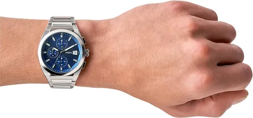 Vista 4 de Fossil Everett - Reloj cronógrafo de cuarzo de acero inoxidable para hombre Everett FS5879 - Reloj cronógrafo de acero inoxidable de 0709in