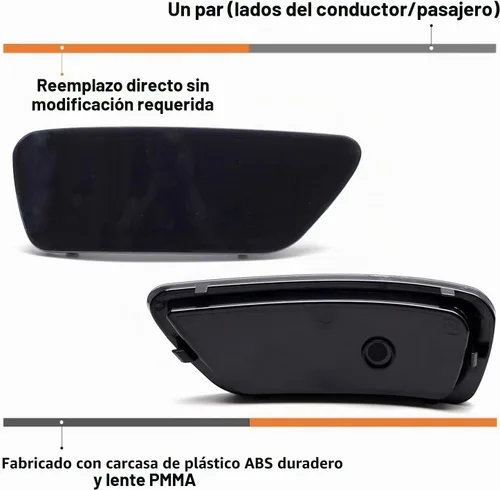 Vista 2 de iJDMTOY Lentes de reflector de parachoques trasero con lentes de oscurecimiento para Jeep 2011-2020 Grand Cherokee WK2, Compass y Dodge Journey