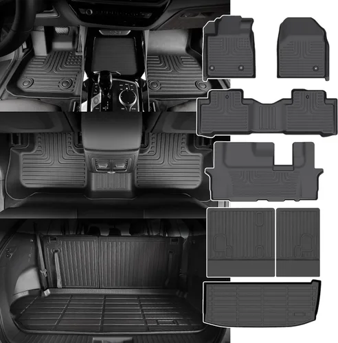 Vista 56 de Alfombrillas para Jeep Compass 2007-2016/2007-2016 Jeep Patriot/Dodge Caliber 2007-2012 para todo tipo de clima con forro de carga para automóvil