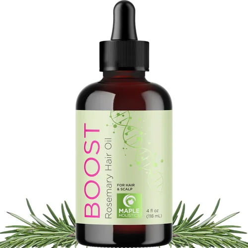 Vista 11 de Suero voluminizador de aceite de romero para el cabello, aceite hidratante para el cuero cabelludo y el cabello para hombres y mujeres con infusión