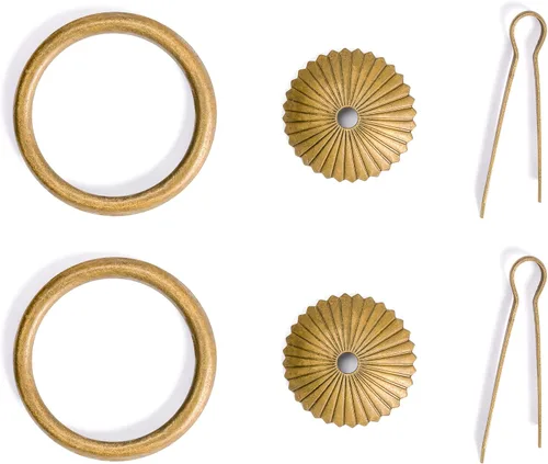 Vista 6 de Hardware Philosophy Ring Brass Tiradores de 3 pulgadas – Juego de 2 – Arquitectónico, Diseño de Interiores, Muebles Personalización Hardware