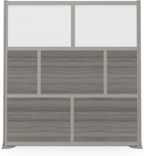 Vista 4 de NBF - Divisor de pared de panel de privacidad para cubículo, separador de habitación moderno, panel divisor de habitación portátil de pie sin