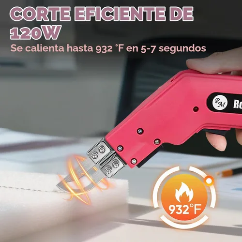 Vista 2 de Foam Cutter Pro Cuchillo Eléctrico Caliente, Kit de Herramientas de Corte de Espuma de Poliestireno de 100W - con Estuche de Servicio Pesado