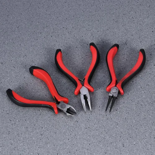 Vista 3 de 3 Piece Jewelry Pliers Set for DIY Beading and Wire Cutting