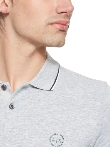 Vista 4 de AX ARMANI EXCHANGE Polo de punto de manga corta para hombre
