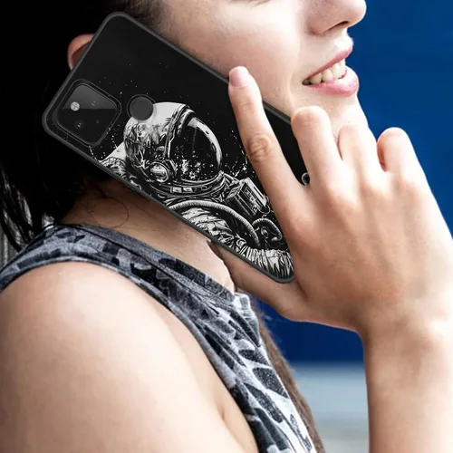 Vista 40 de Funda delgada para Google Pixel 4 XL, funda delgada de silicona de TPU suave a prueba de golpes para Google Pixel 4 XL, astronauta Galaxy