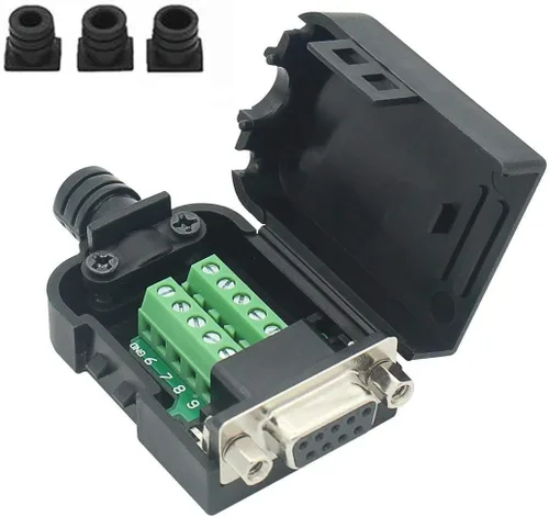 Vista 10 de 28 AWG 9/C CMP Cable de datos RS232 de seguridad con doble blindaje CMP - 16 pies - Uso para adaptadores serie DB9 1 cable blindado doble 28AWG 9/C