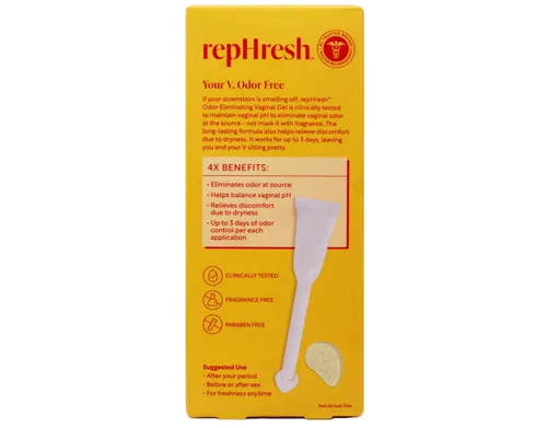 Vista 4 de Gel vaginal RepHesh de 0.07 onzas, con 4 aplicadores rellenos, No Model, paquete de de 2, 1