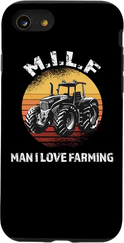 Vista 8 de iPhone 12 mini divertido MILF camisa - hombre me encanta la agricultura divertido granjero regalo caso