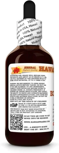 Vista 2 de HawaiiPharm Extracto líquido de equinácea, suplemento de tintura de polvo de raíz de equinácea (Echinacea Purpurea), 2 onzas