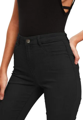 Vista 3 de Hybrid & Company Jeans ajustados de cintura alta y súper elásticos para mujer