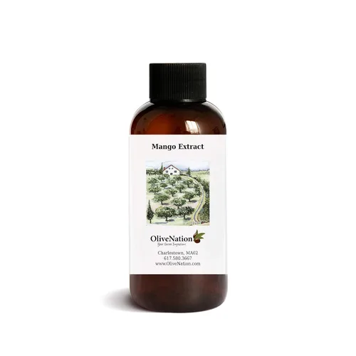 Vista 2 de OliveNation Extracto de mango para hornear, bebidas, rellenos, salsas, soluble en agua, sin OMG, sin gluten, kosher, vegano, 1 galón All Natural