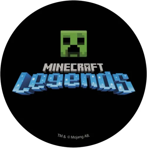 Vista 3 de Minecraft Legends Creeper Head - Logotipo oficial del juego PopSockets PopGrip intercambiable