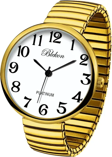 Vista 30 de Collections Nuevo Reloj de Moda con Correa Elástica de Tamaño Super Grande, Movimiento Japonés PC21J Aguamarina