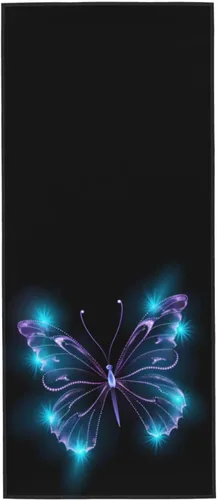 Vista 18 de Toallas suaves para los dedos, toalla de mano de fuego y agua para regalo durante todas las estaciones, 12 x 27.5 pulgadas