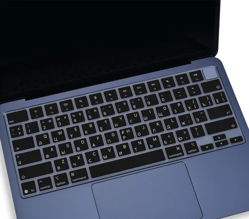 Vista 10 de Funda de teclado de silicona árabe compatible con Apple MacBook Neo 13 A3404 de 13 pulgadas con chip A18 Pro, MacBook Neo de 13 pulgadas, protector