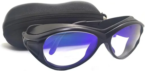 Vista 6 de Gafas protectoras Gafas para 980nm Ir diodo láseres Od +4 con estuche