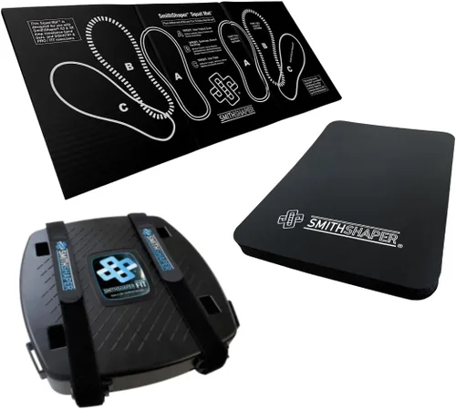 Vista 2 de FIT Ab Squat Roller Dual Mat Bundle (FIT ASR con una alfombrilla para sentadillas y una súper almohadilla)