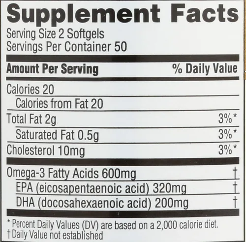 Vista 3 de Spectrum Essentials Softgels, aceite de pescado Omega-3, 1000 mg, 100