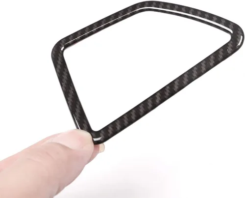 Vista 8 de Marco de ventilación de plástico ABS para salpicadero de coche, accesorios para BMW X5 X6 E70 E71 2008-2013, conducción a la izquierda
