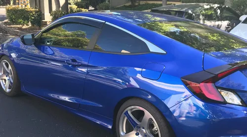 Vista 5 de Para Honda Civic Coupe 2Dr 2016-2021 - Viseras de ventana Deflector de protección contra lluvia V43