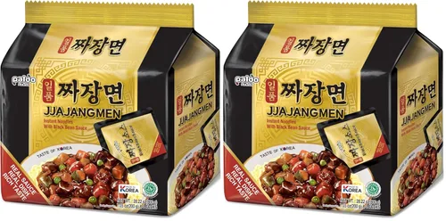 Vista 8 de PALDO FUN & YUM Jjajangmen Chajang Fideos sin MSG, paquete de 16, 7.05 onzas (paquete de 16)