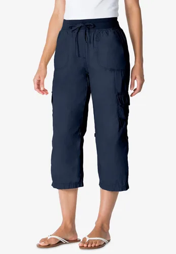 Vista 6 de Woman Within Pantalón capri tipo cargo convertible para mujer, talla grande