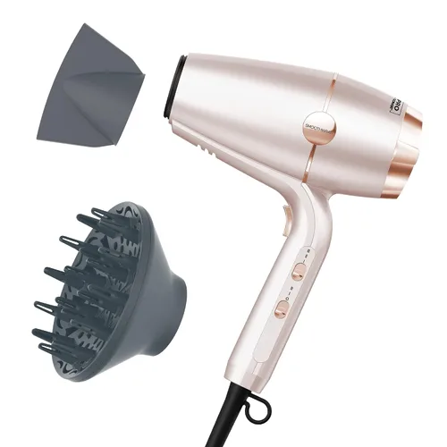 Vista 10 de INFINITI PRO CONAIR SmoothWrap Secador de Cabello, Secador con Accesorios Difusor y Concentrador, Tecnología Avanzada de Plasma y Cerámica para Menta