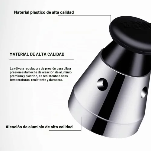 Vista 2 de Válvula de jigger de olla a presión, válvula de escape universal de alivio de olla a presión