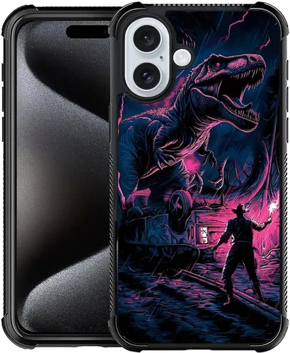 Vista 1003 de Funda compatible con iPhone 15, diseño de elefantes africanos, diseño increíble a prueba de golpes, antiarañazos, carcasa trasera de policarbonato