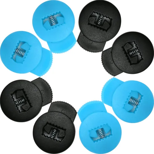 Vista 22 de AliBall Glove Locks - Juego de 8 cerraduras de encaje para guantes, nunca más necesitarás nudos, se adapta a todos los guantes de béisbol y sóftbol
