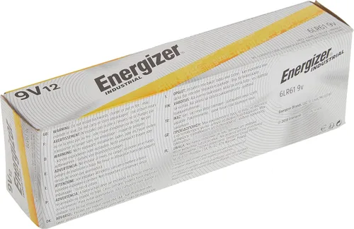 Vista 5 de Energizer Baterías industriales de 9 voltios, batería alcalina de 9 V (12 unidades)
