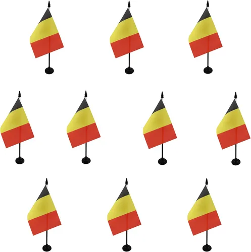 Vista 99 de AZ FLAG Aland Table Flag 4x6 in 100D Polyester Plastic Base Indoor use Finnish 15x10 cm desk flag stitched finish with reinforced edges with