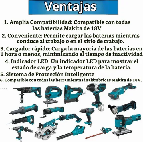 Vista 3 de EAGLEWING DC18SE 14.4V-18V Li-ion Níquel Metal Hidruro Óptimo Cargador Automotriz, Azul