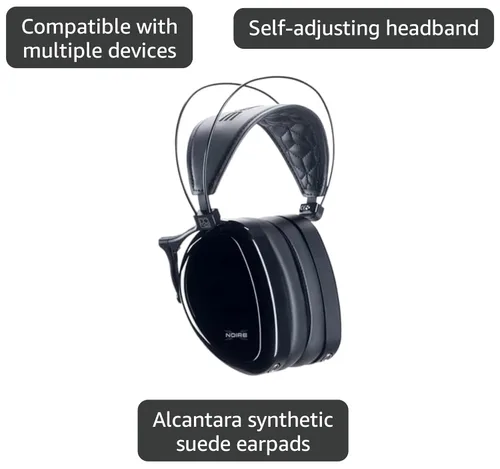 Vista 3 de Dan Clark Audio AEON Flow 2 - Auriculares audiófilos portátiles con cierre y cable DUMMER de 6.6 ft (0.138 in)