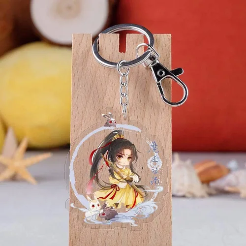 Vista 7 de SPDD Mo Dao Zu Shi - Llavero de acrílico Wei WuXian LAN WangJi llavero de anime, figuras de dibujos animados, colgante de acrílico, decoración