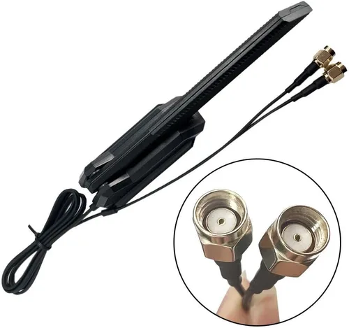 Vista 2 de ZAHARA Antena WiFi 6E de doble banda RP-SMA para ASUS ROG Strix Gaming WiFi B660-I Z590-A Z590-E Z590-F Z590-I / Z790-P Z790-E Z790-F Z790-I