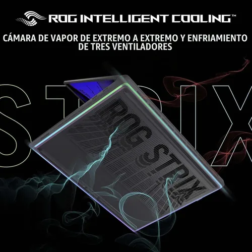 Vista 6 de ASUS ROG Strix G18 (2025) Laptop para juegos, NVIDIA RTX 5080 16GB GDDR7, Intel Ultra 9 275HX(hasta 5.4GHz), pantalla Rog Nebula de 18 pulgadas, 240